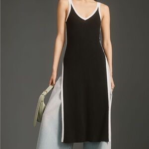 Anthropologie Maeve Sleeveless Bow-Back Side-Slit Sweater Tunic S NWT